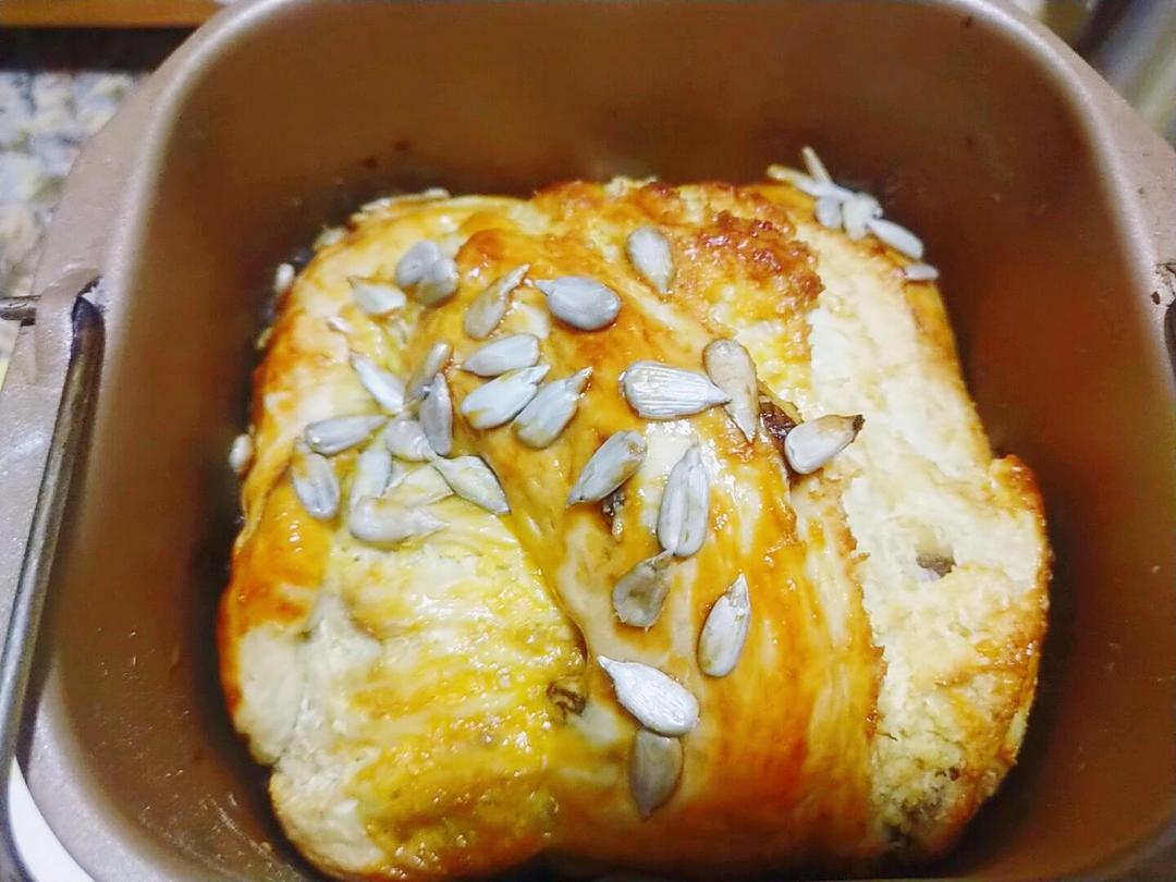 蔓越莓椰蓉面包（面包机版）