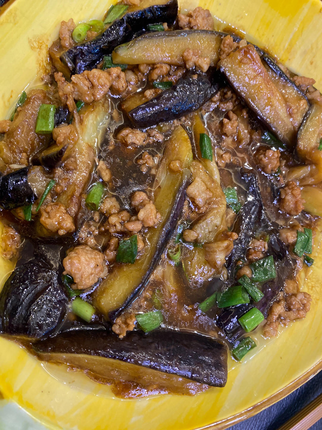 红烧肉沫茄子