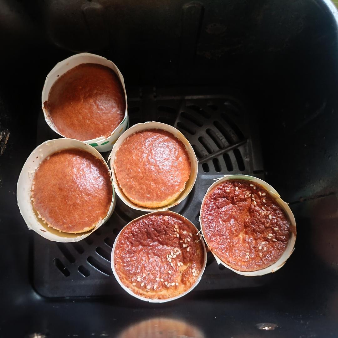空气炸锅版无水蜂蜜小蛋糕