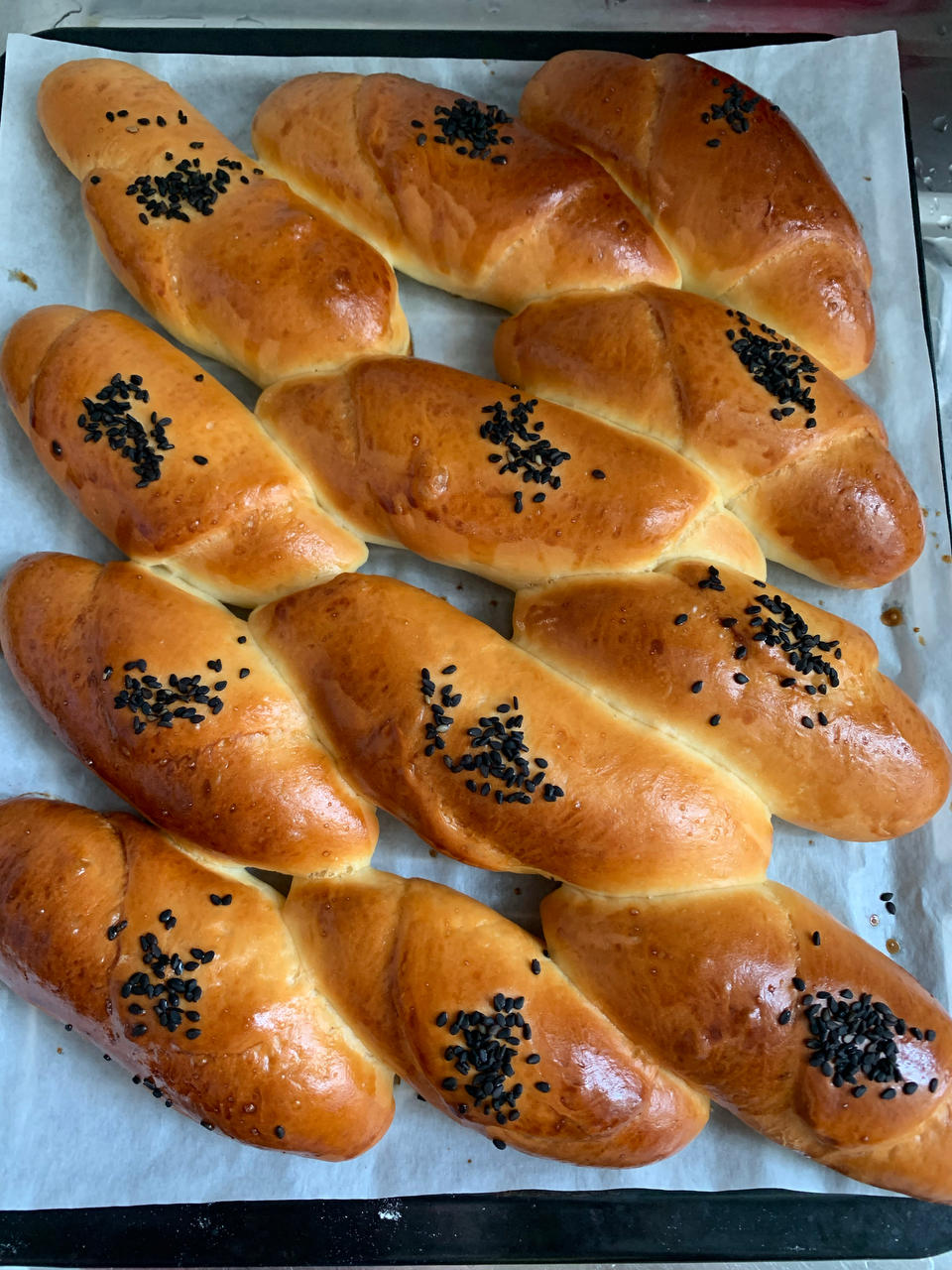 牛奶面包卷（直接法）