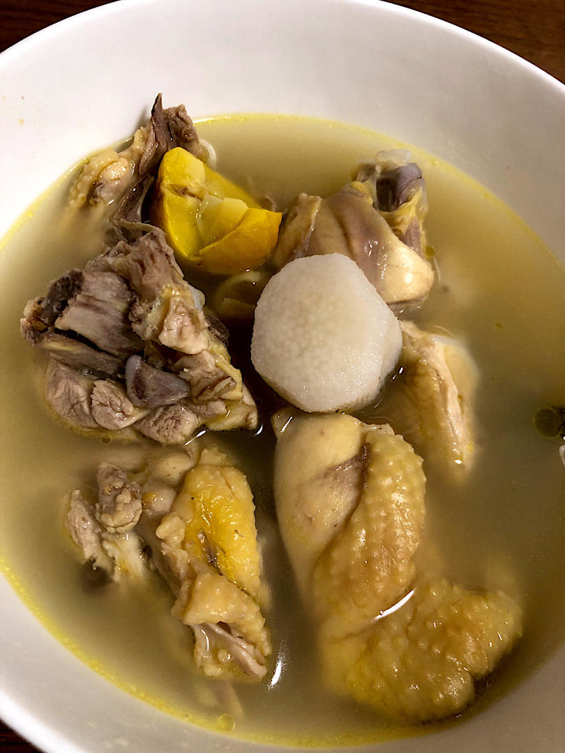 板栗山药鲜鸡汤「入秋滋补」