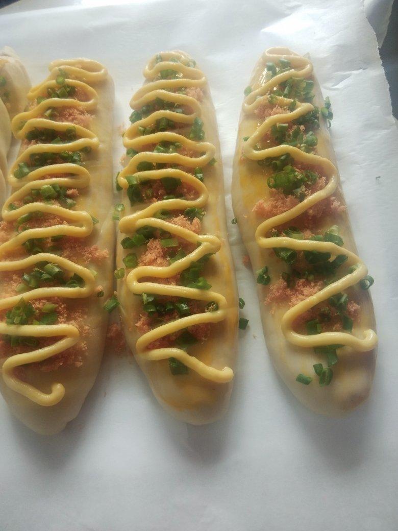 香葱火腿肉松面包