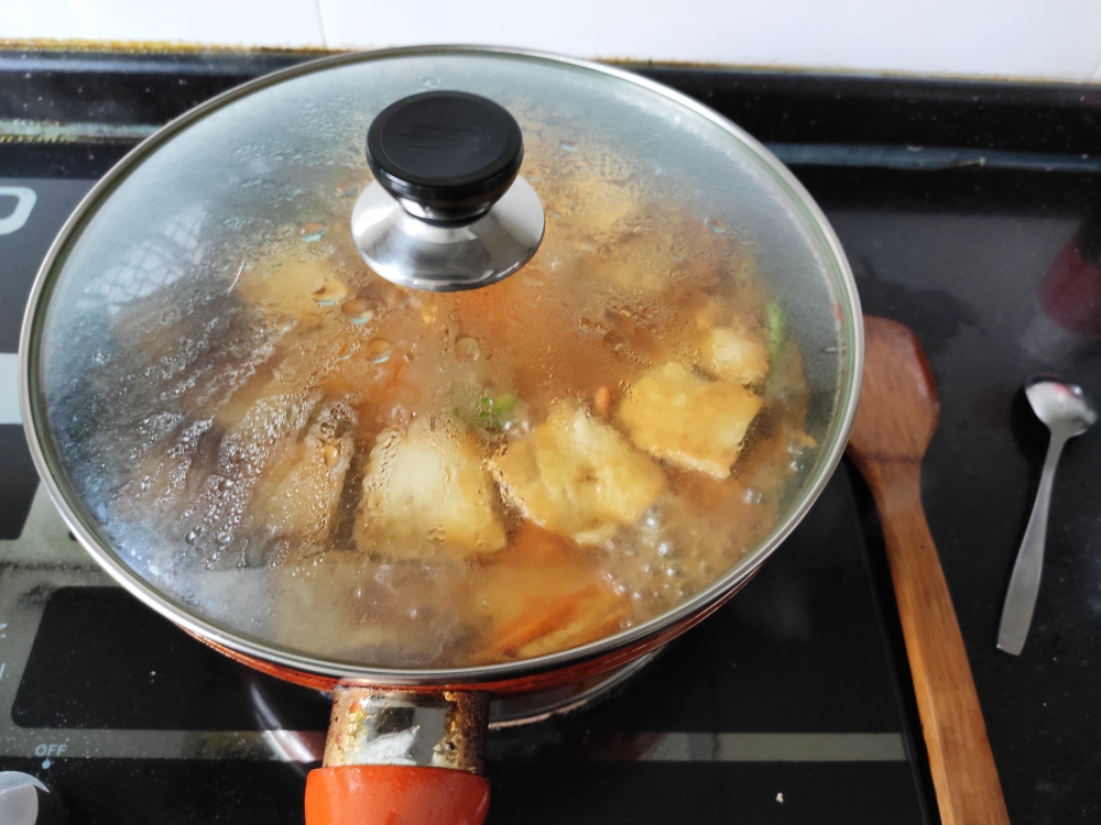 (素)家常红烧豆腐的做法 步骤6