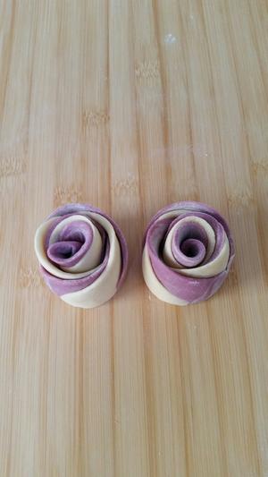 紫薯玫瑰花馒头的做法 步骤29