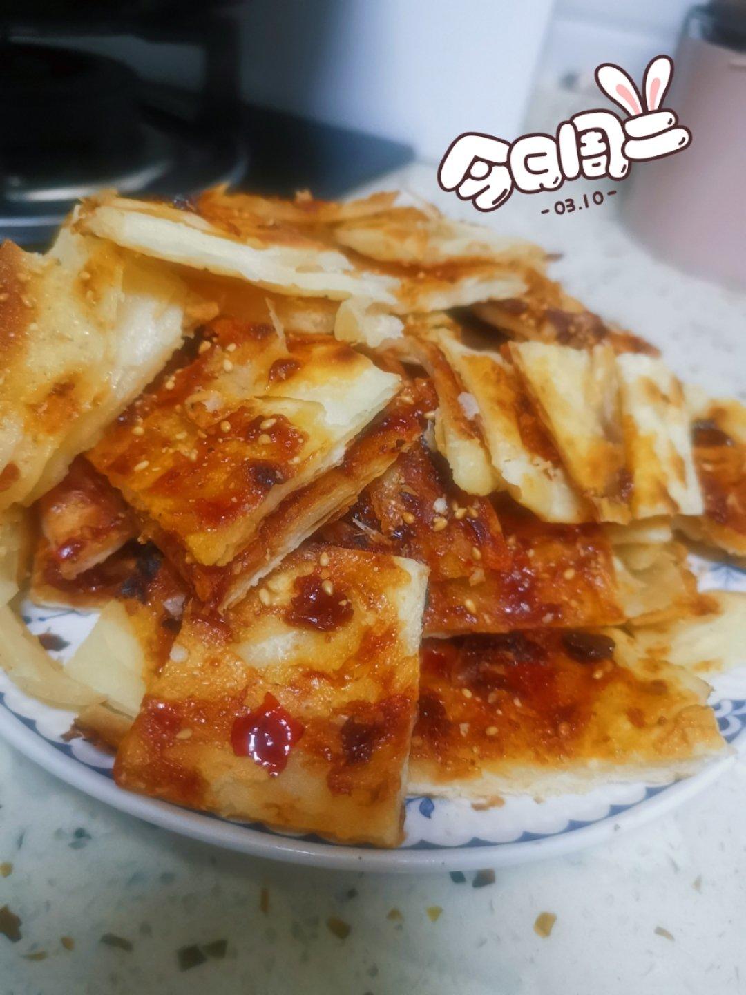 酥的掉渣的酱香饼，老公说都可以开店啦