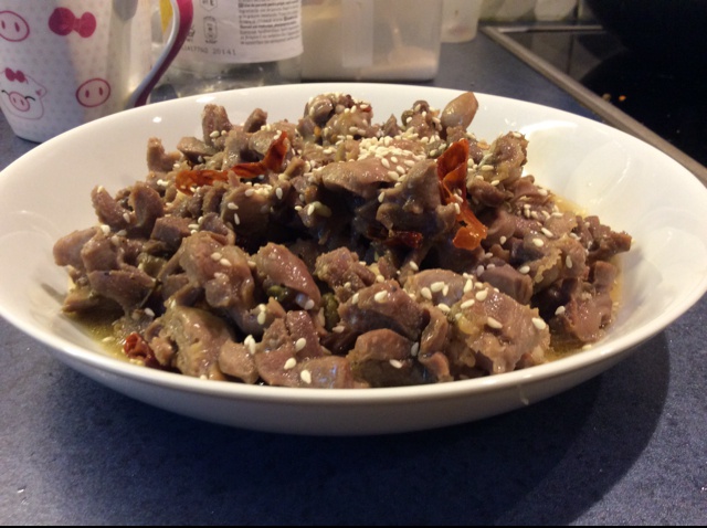 小米椒爆鸡胗