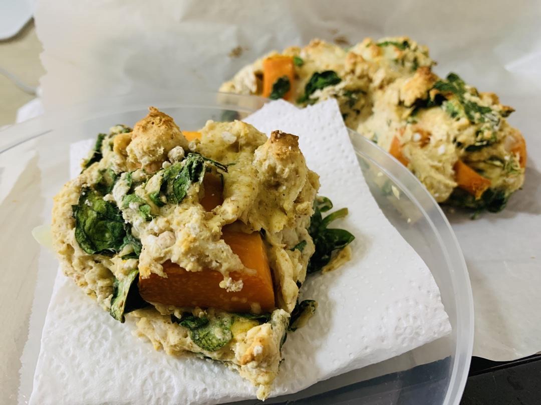 菠菜南瓜奶酪丹波面包丨健康·烘焙