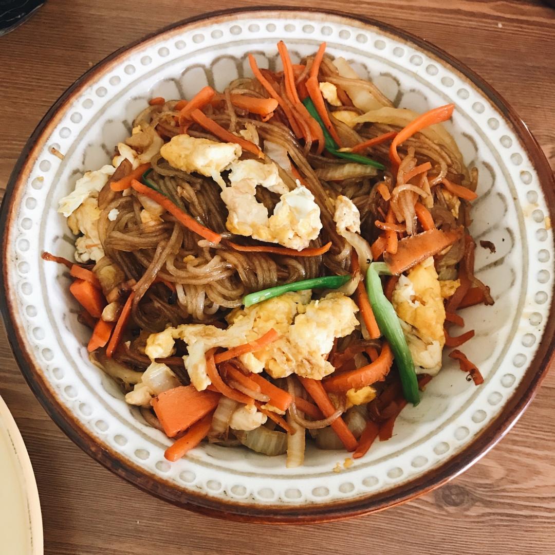 大白菜炒粉丝
