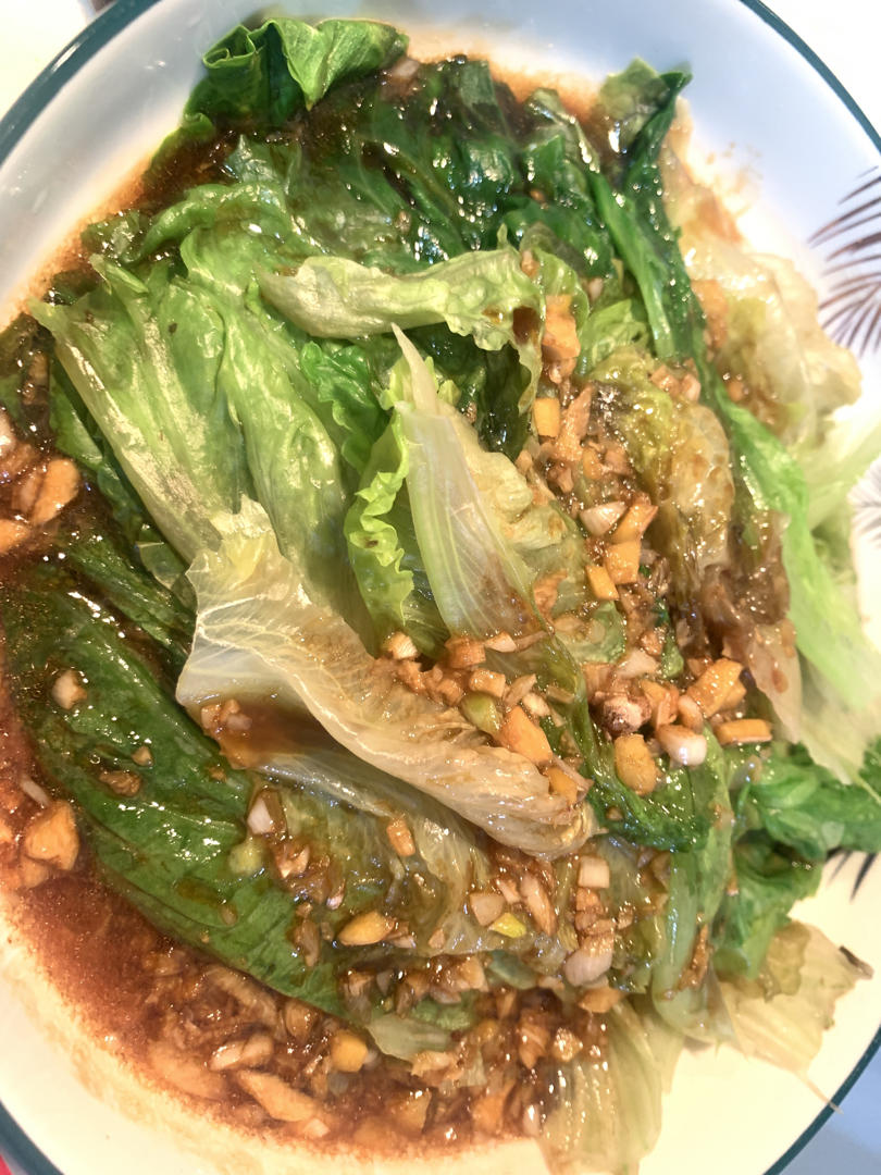 白灼西生菜