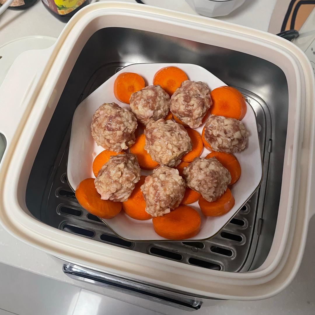 清蒸藕丁肉丸子