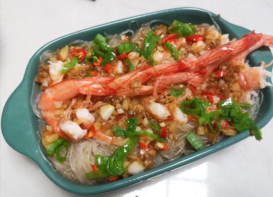 蒜蓉粉丝开背虾