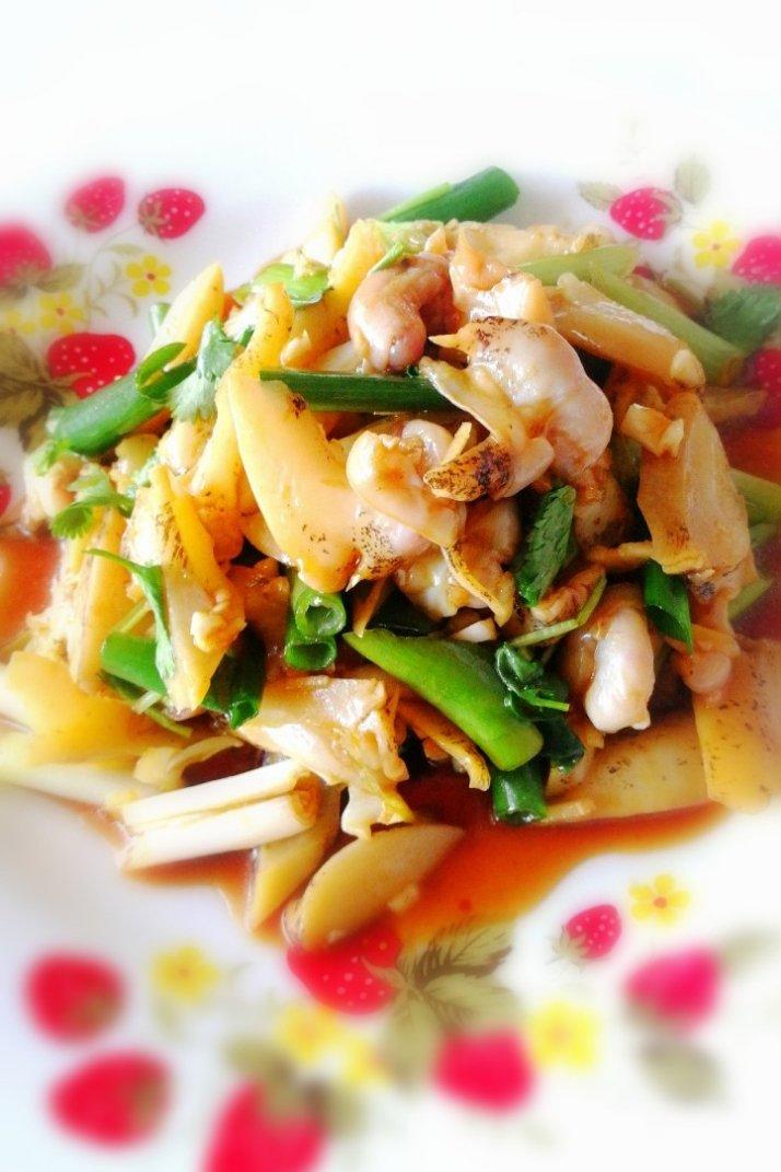 莎萝茶婻做的嫩嫩的凉拌假鲍鱼