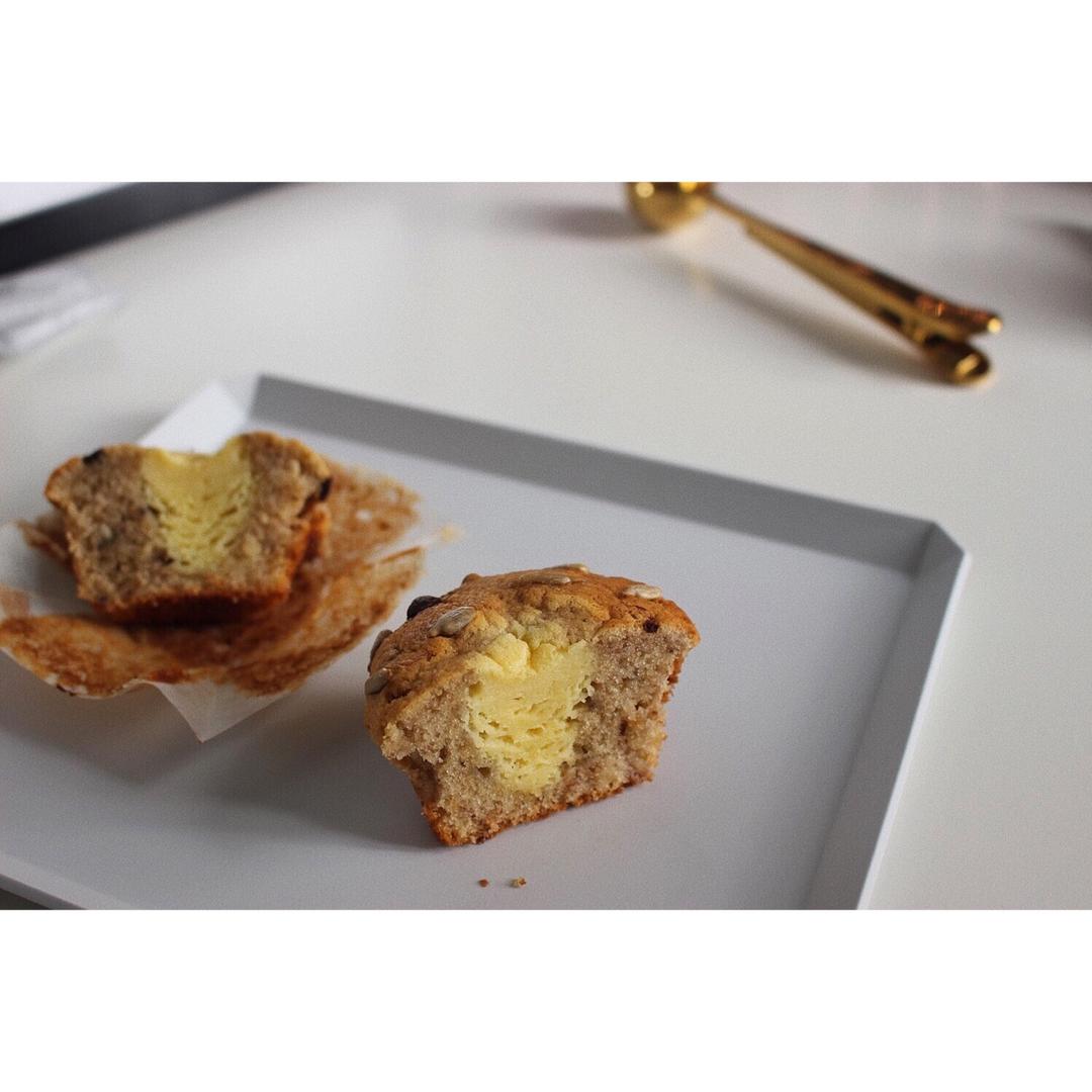 软心乳酪香蕉马芬<Banana Cream Cheese Muffins>