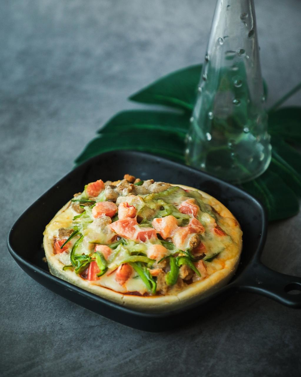芝士培根火腿披萨Pizza