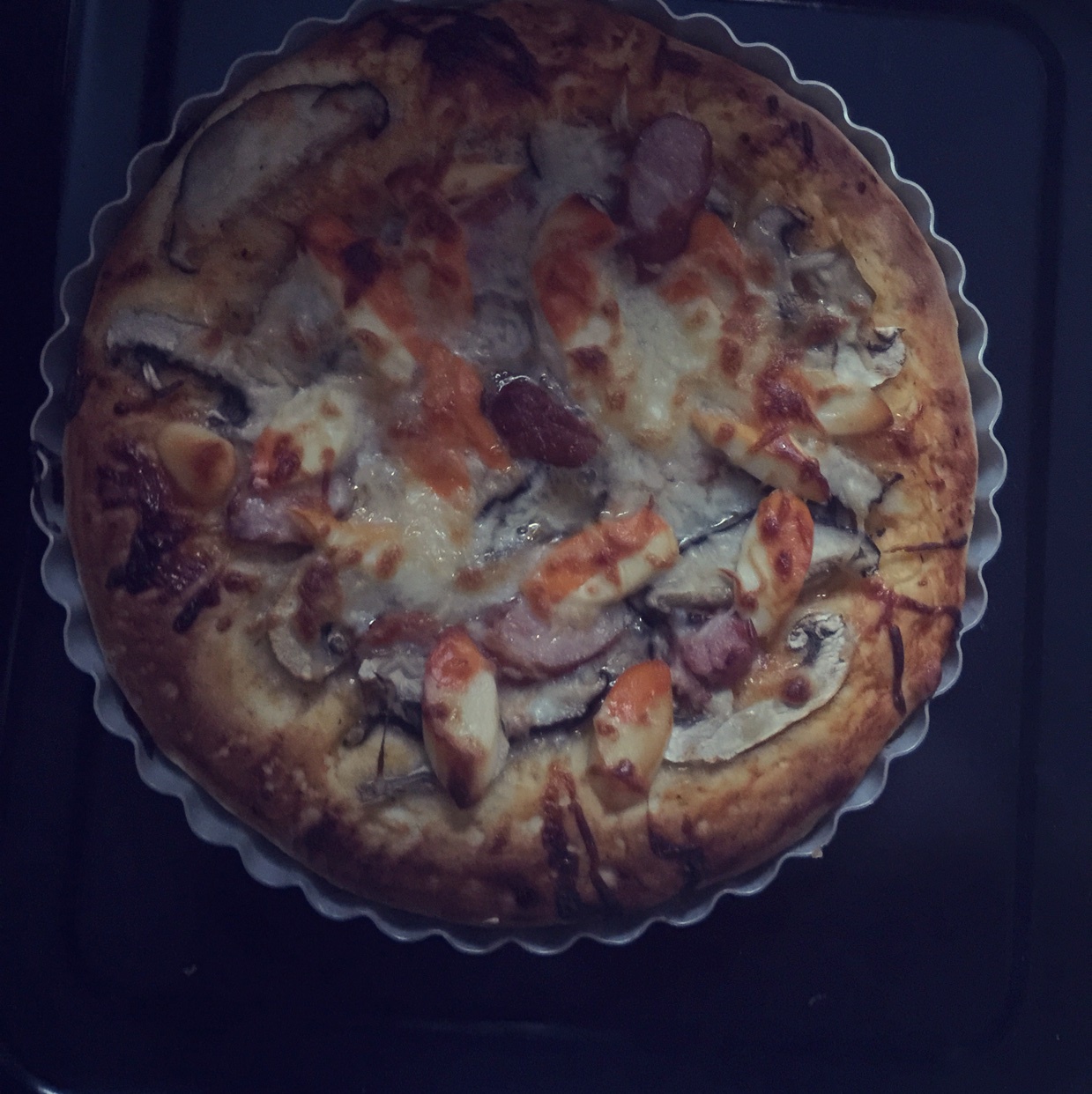 金枪鱼火腿pizza