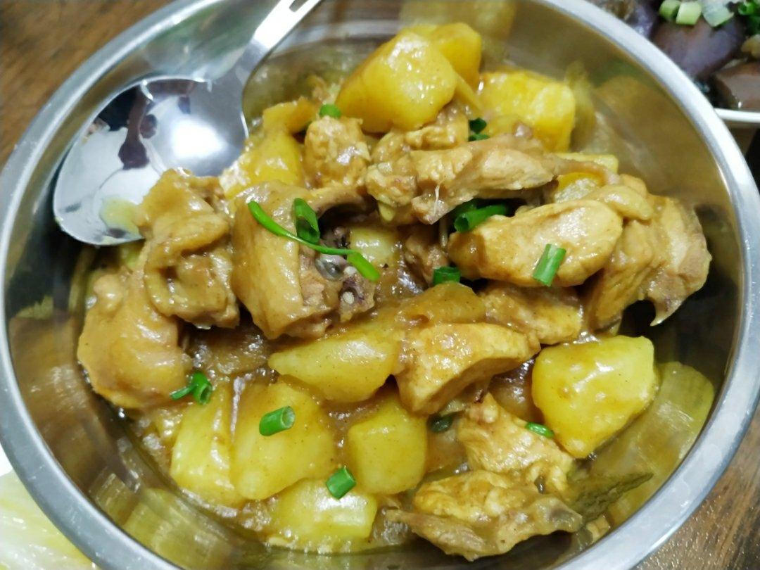 咖喱土豆鸡块