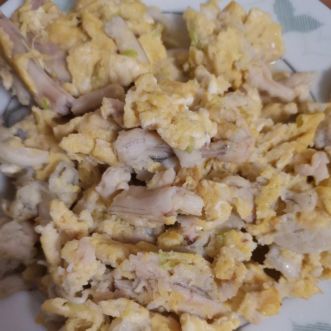 面条鱼摊鸡蛋
