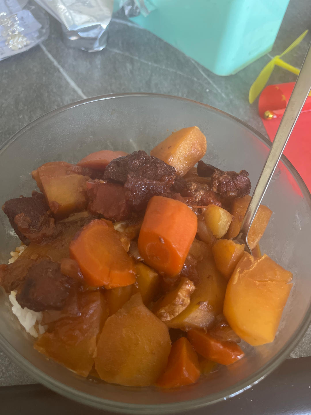 番茄土豆炖牛腩