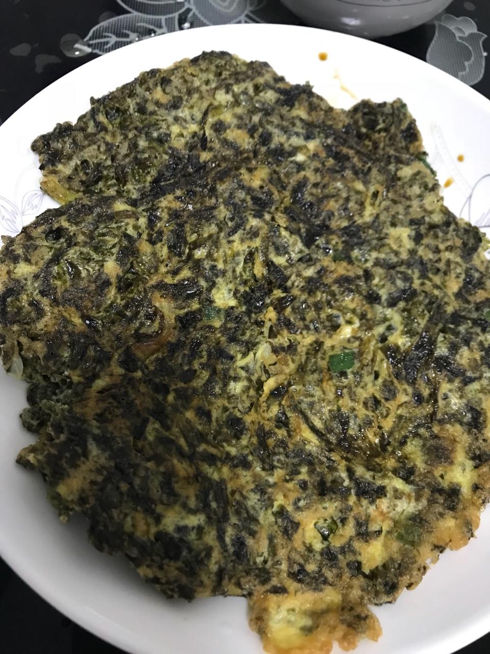 紫菜煎蛋饼