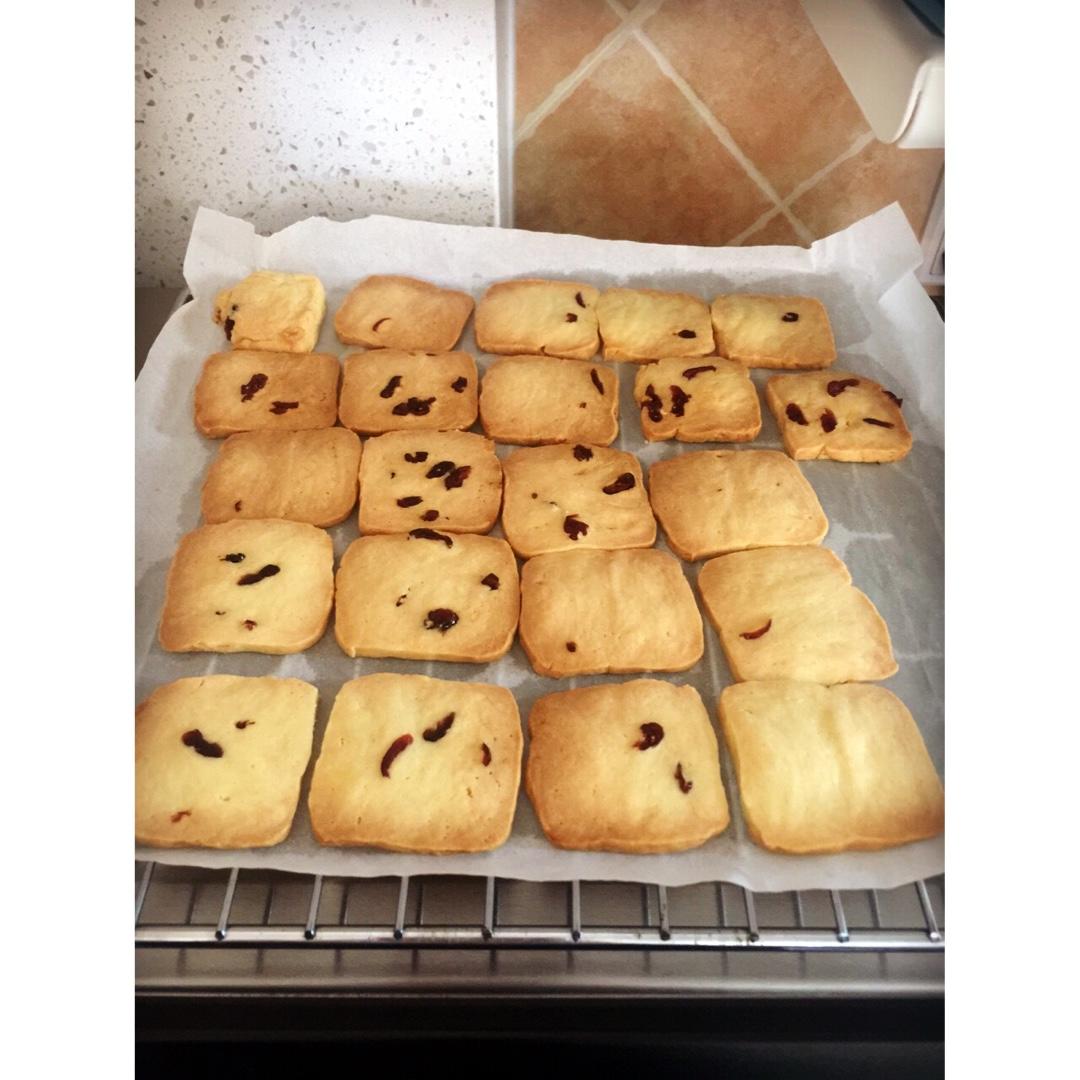 低糖少油版蔓越莓饼干