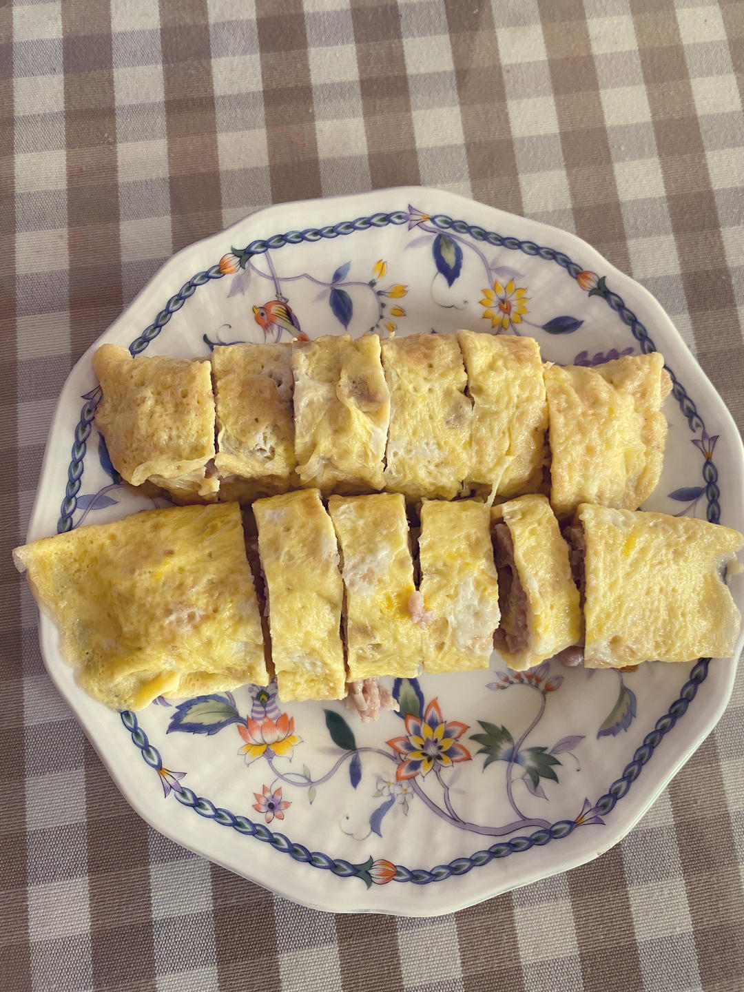 宝宝蛋皮肉卷  儿童肉蛋卷 婴幼儿鸡蛋肉卷《一岁以上宝宝辅食》卷尖 蒸鸡蛋皮卷肉午餐肉