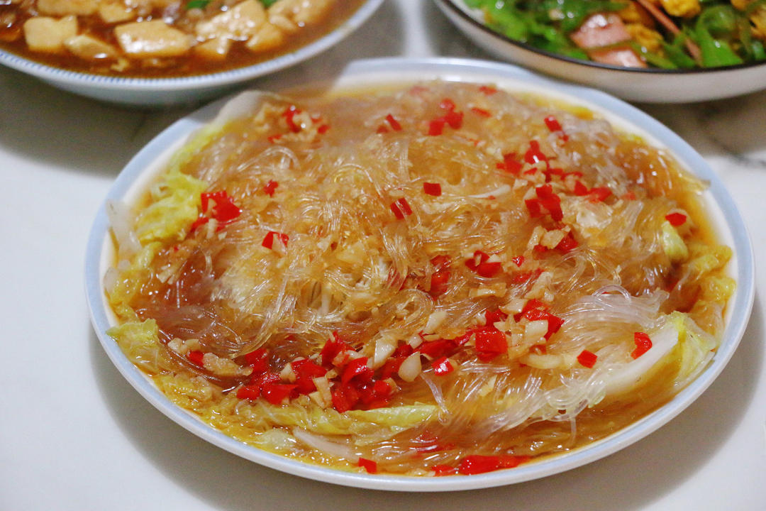 蒜蓉粉丝娃娃菜