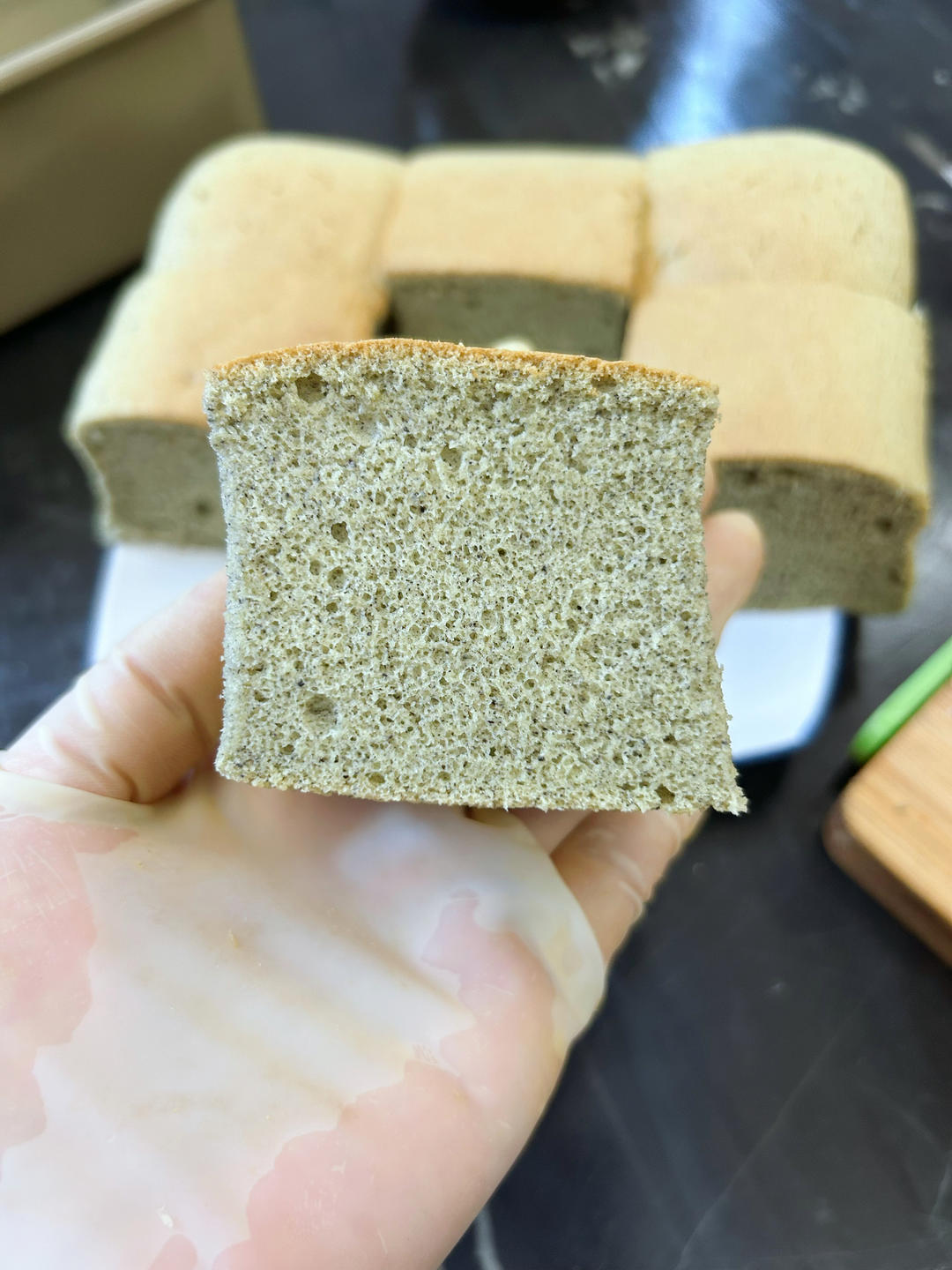 黑芝麻古早蛋糕【北鼎食谱】