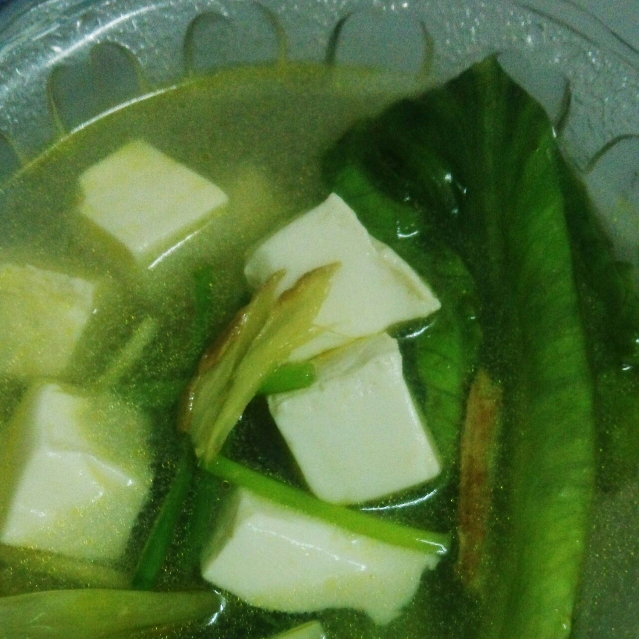青菜豆腐汤