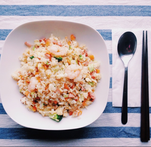 虾仁蛋炒饭