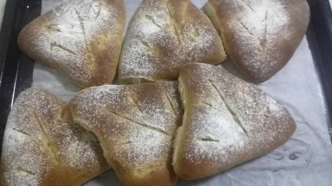 咸香的玉米毛豆软欧包