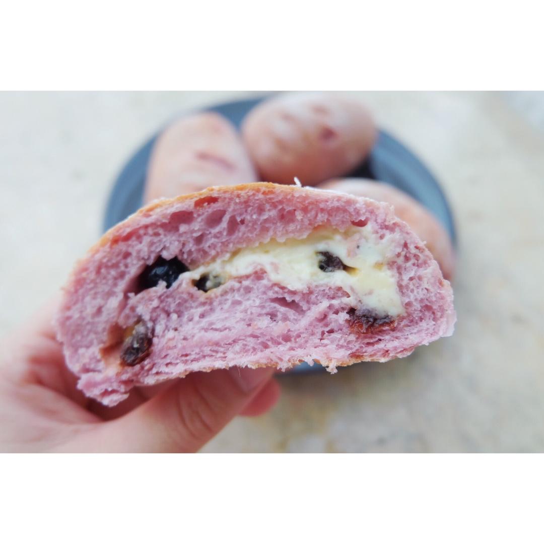 梦幻紫麻薯软欧包