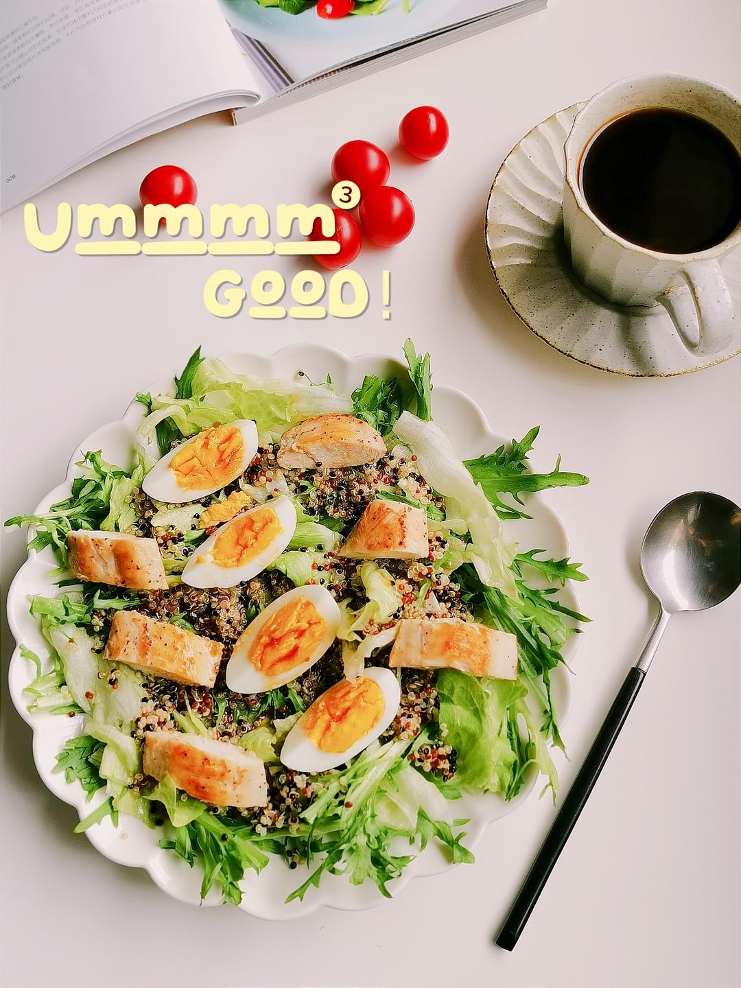 藜麦鸡肉沙拉的做法