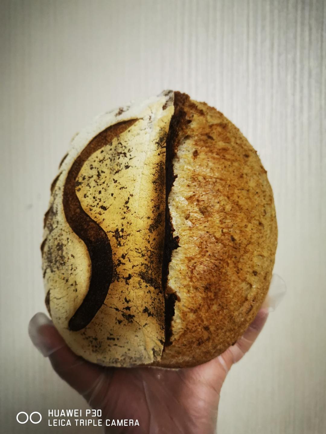 练手版亚麻籽欧包