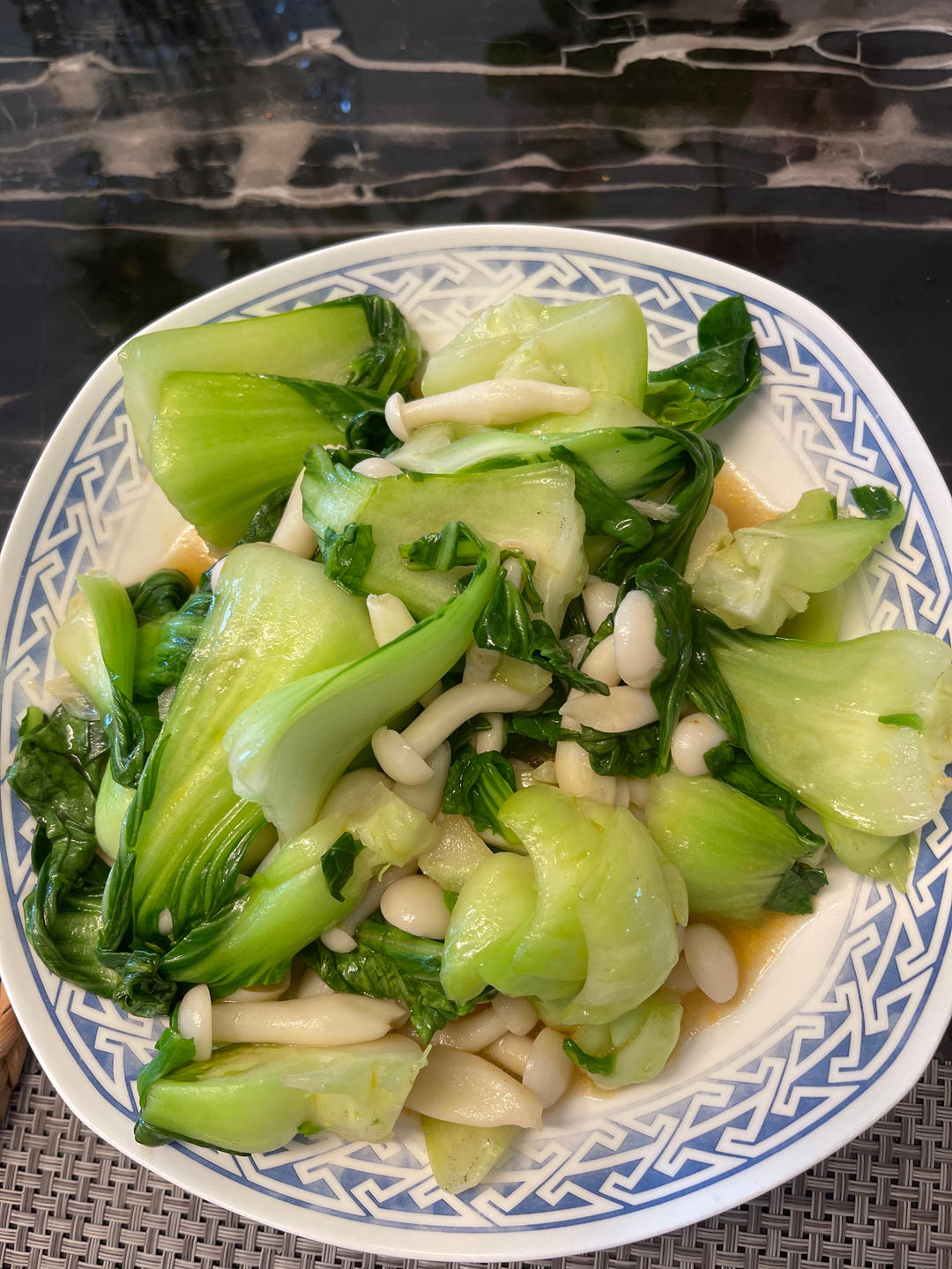 白玉菇青菜小炒