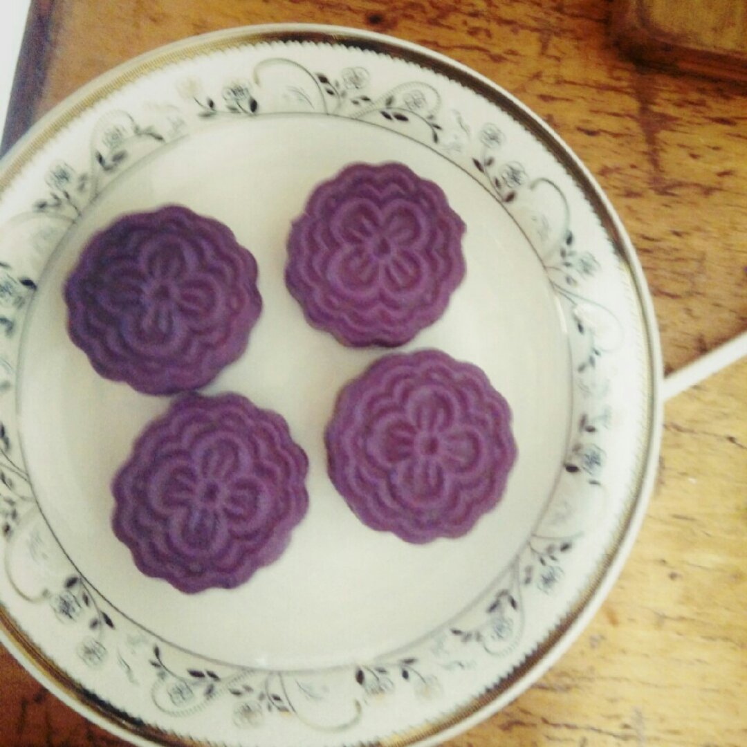 紫薯芝心丸子