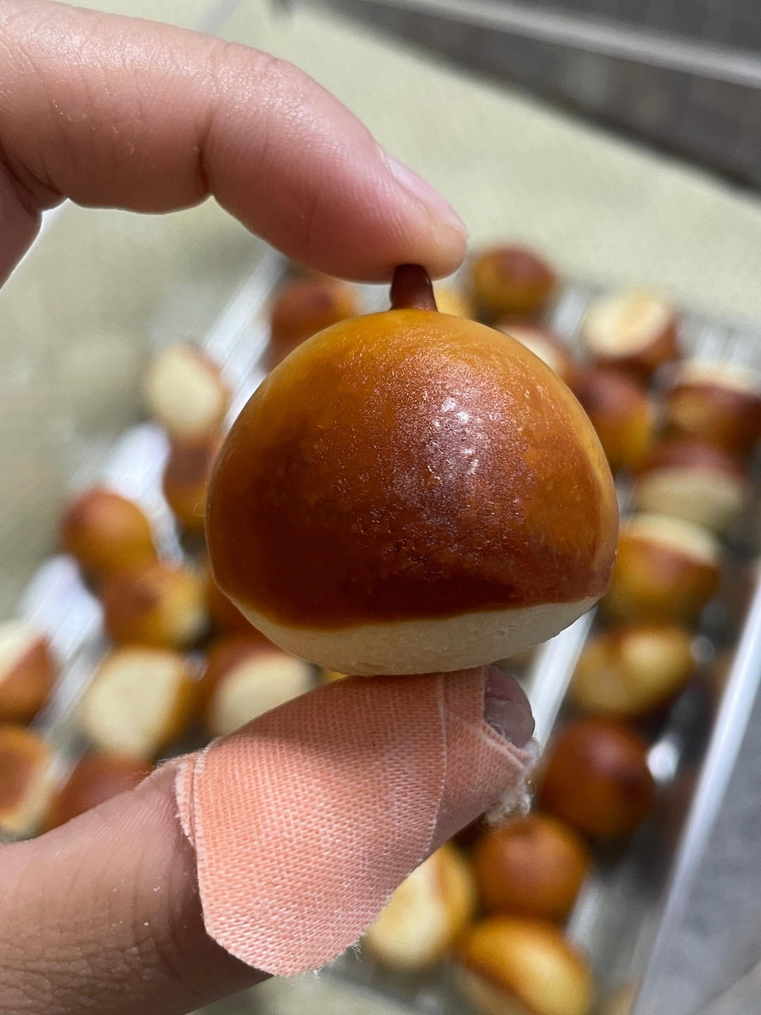 举个栗子｜超可爱的mini 栗子碱水面包