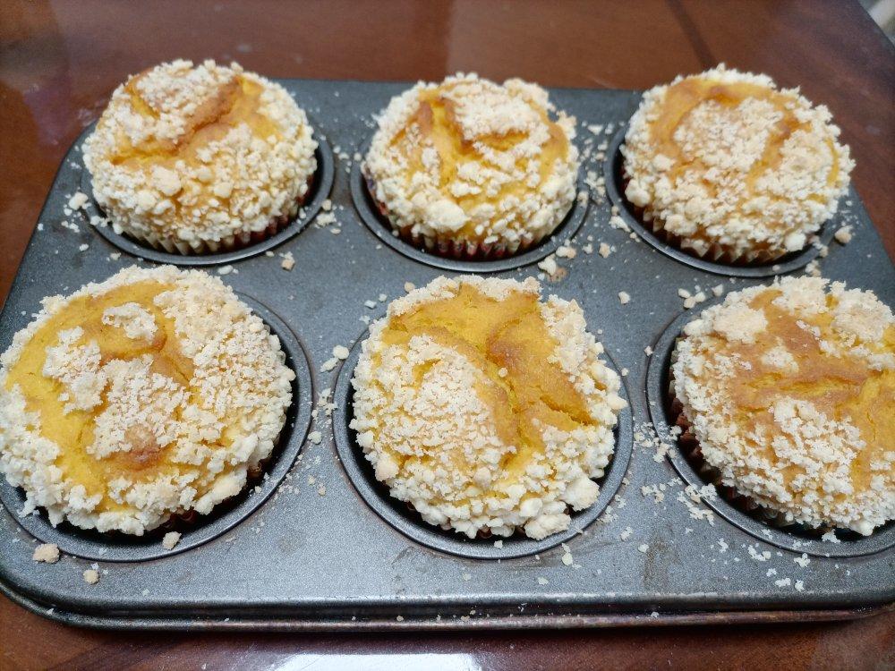 爆，爆，爆炸头的南瓜麦芬蛋糕！松软可口，超简单！