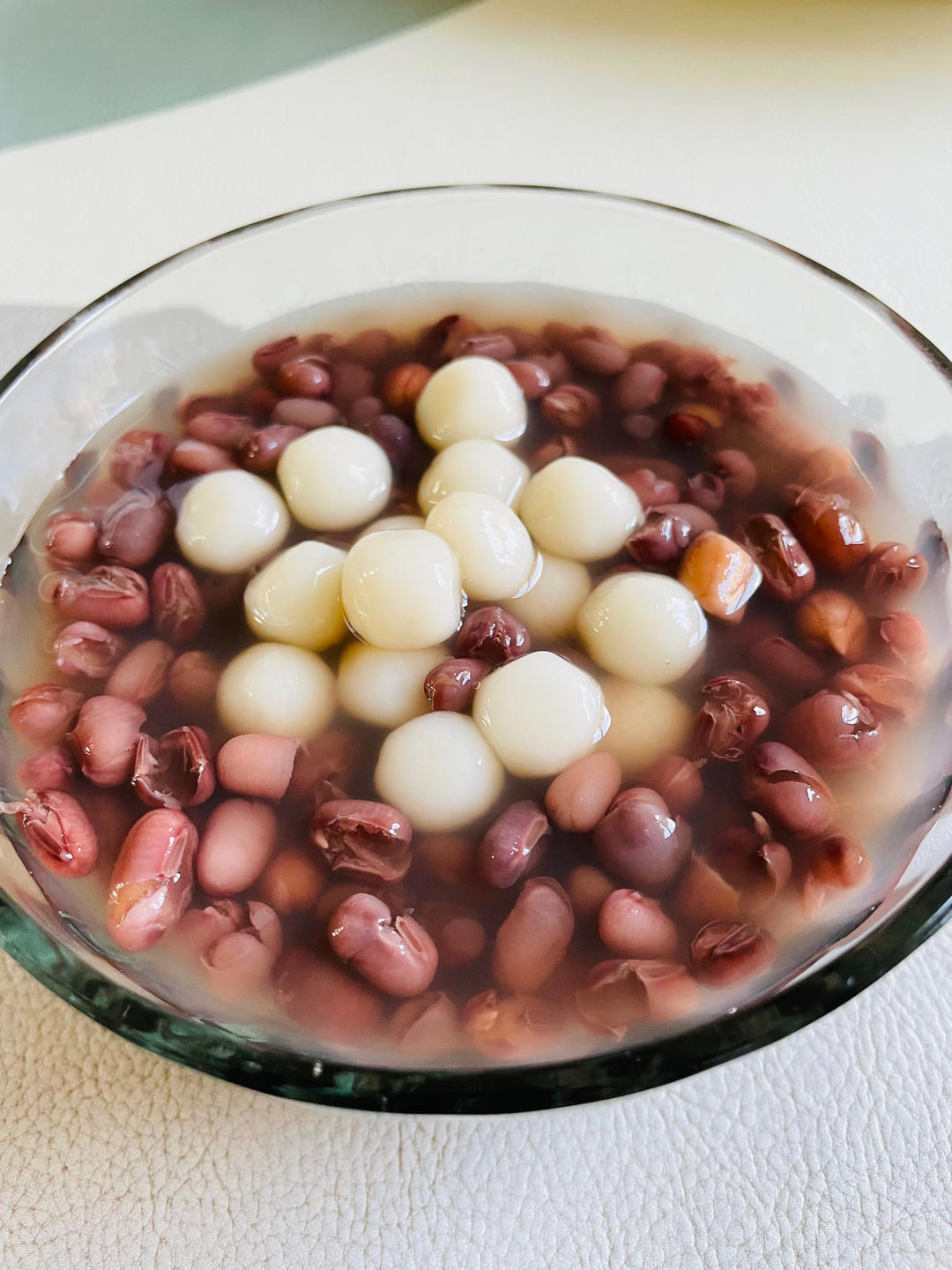 秋日暖胃甜品 | 红豆桂花小丸子🍡