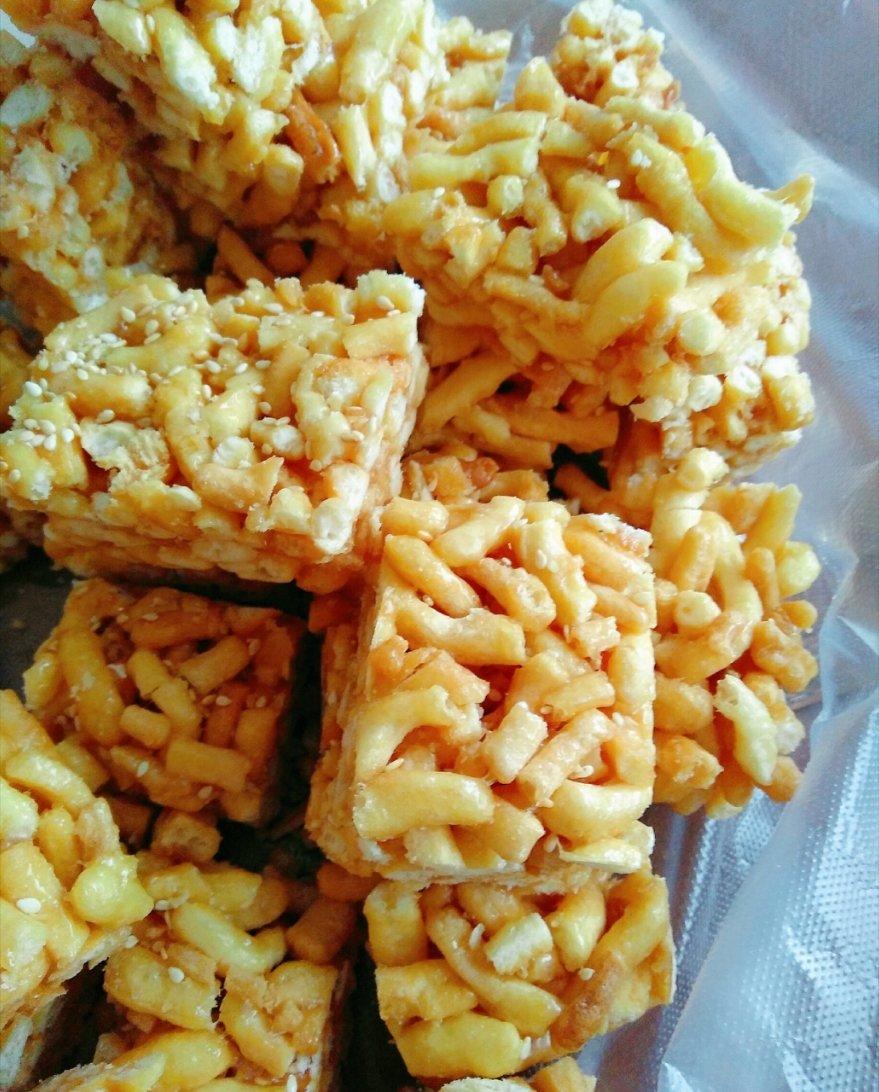 妾等百年-1做的蛋酥沙琪玛