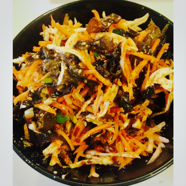 减脂健身｜凉拌手撕鸡丝（香辣&麻油版）