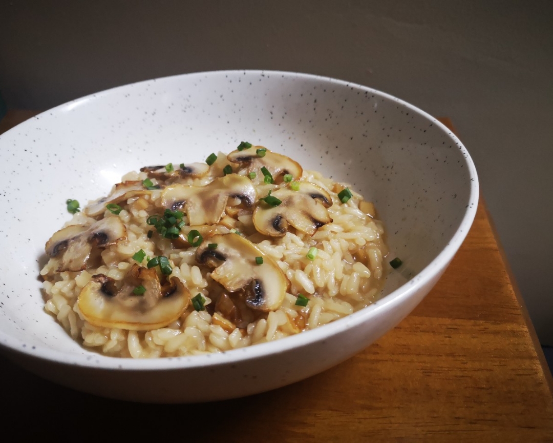 菌菇高汤烩饭的做法
