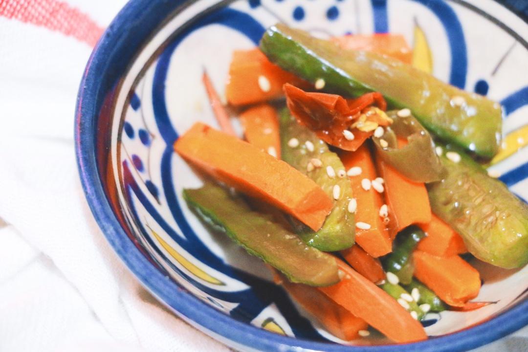 腌黄瓜&胡萝卜🥒🥕