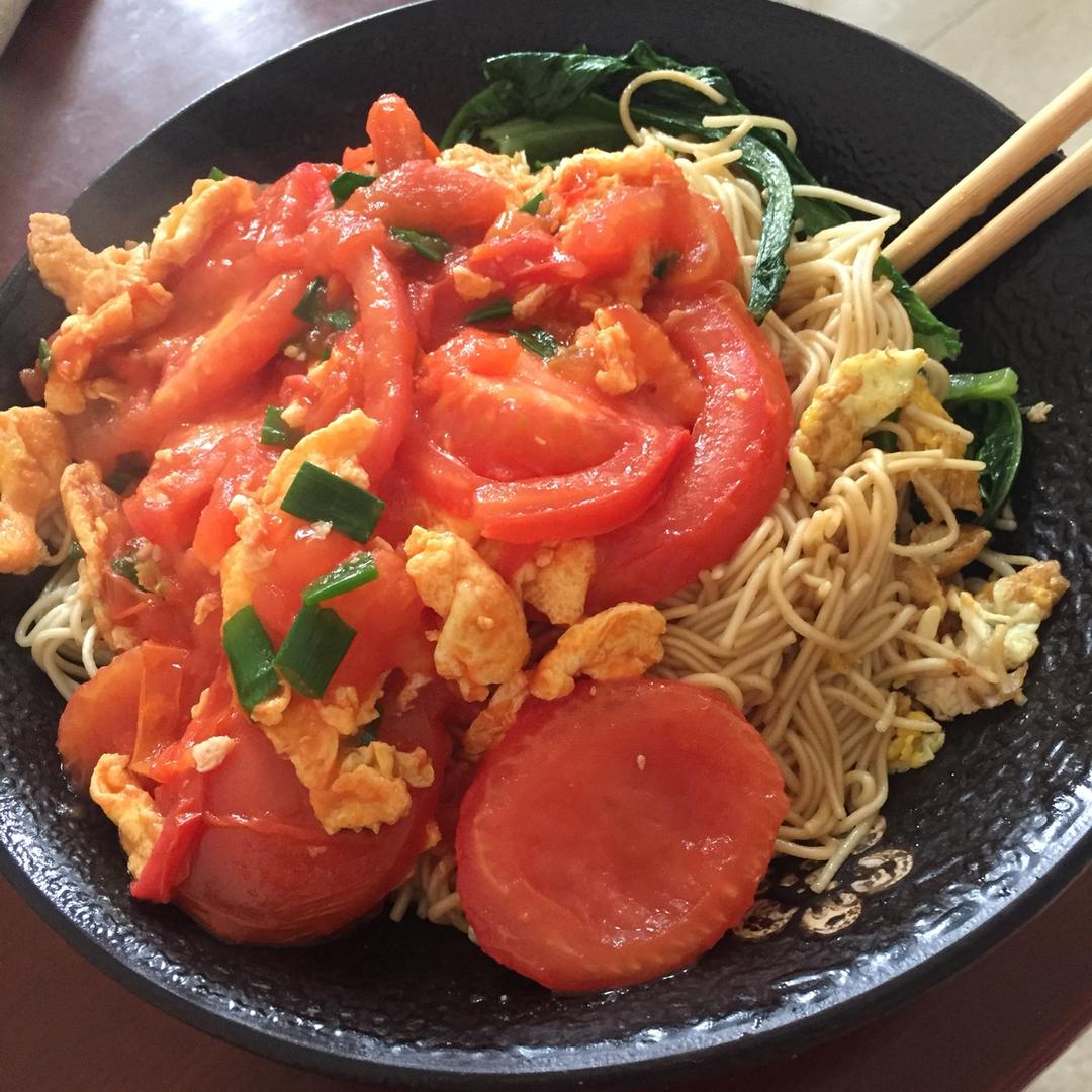西红柿鸡蛋面