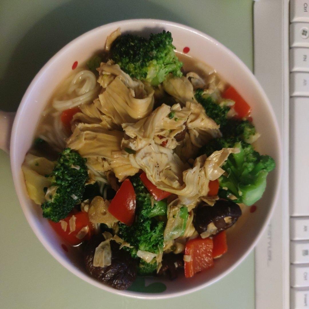素炒腐竹