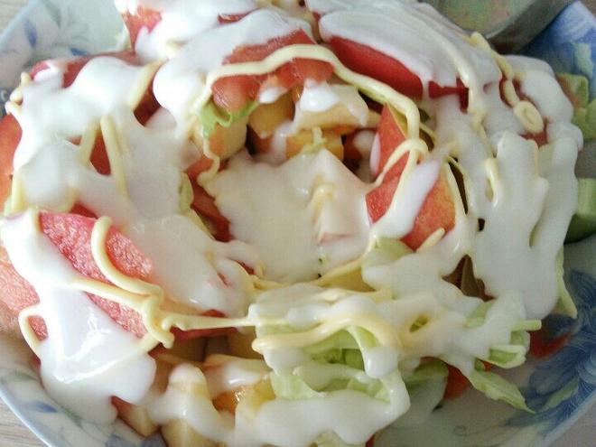 水果蔬菜酸奶沙拉的做法