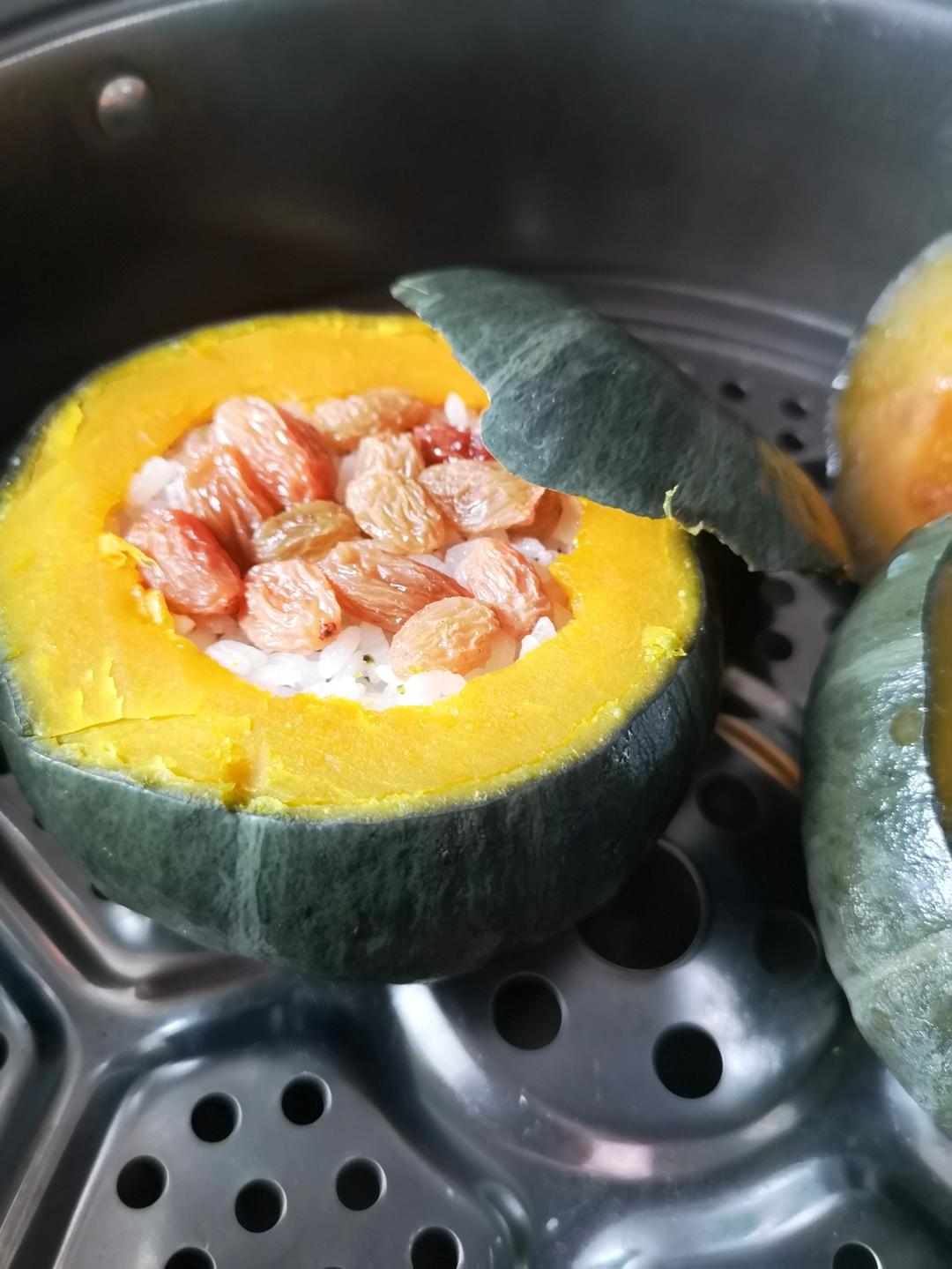 日本南瓜蒸糯米