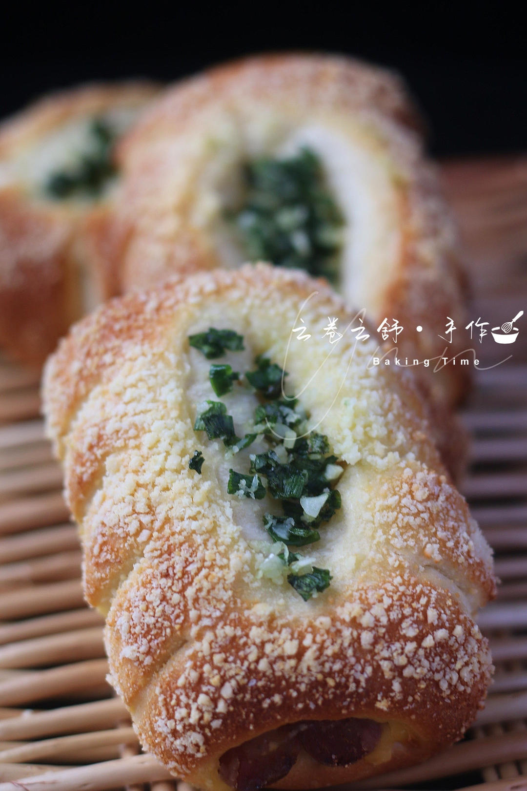 芝士控的最爱🔥香蒜脆肠芝士包