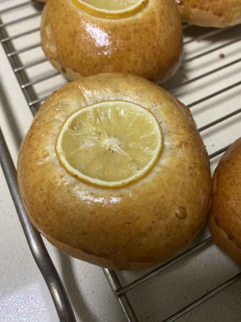 特特特别清新的柠檬酸奶面包，我爱！