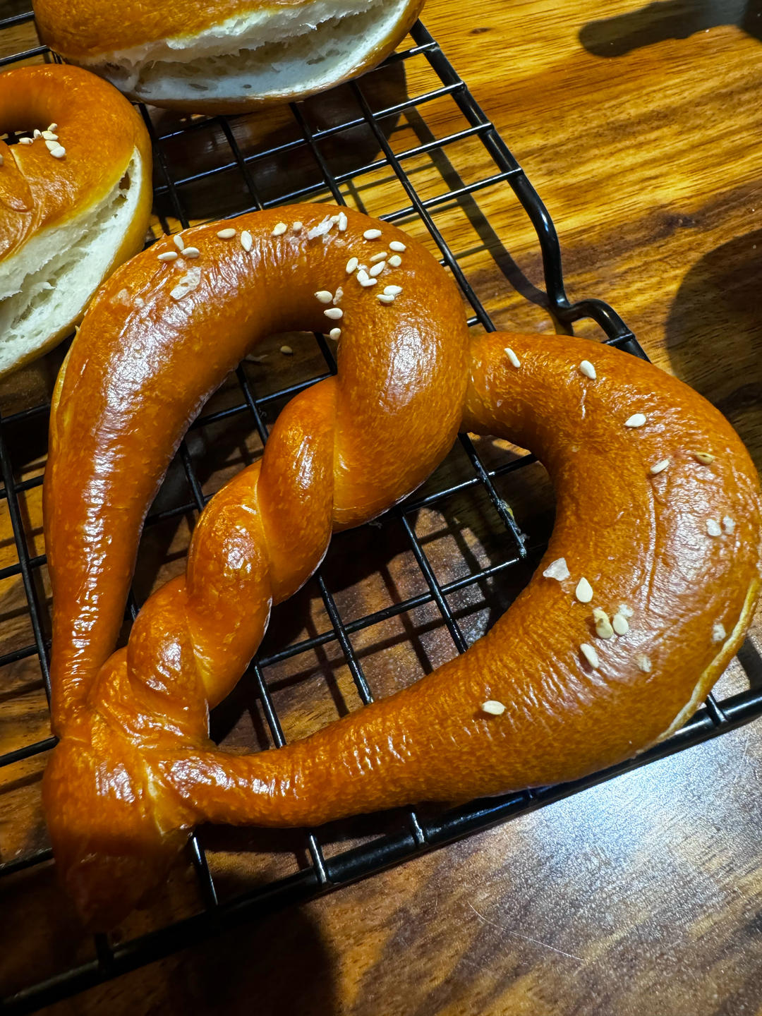 德式碱水面包｜红豆碱水面包｜0糖低卡｜超快手｜免发酵｜免手套膜｜免冷冻