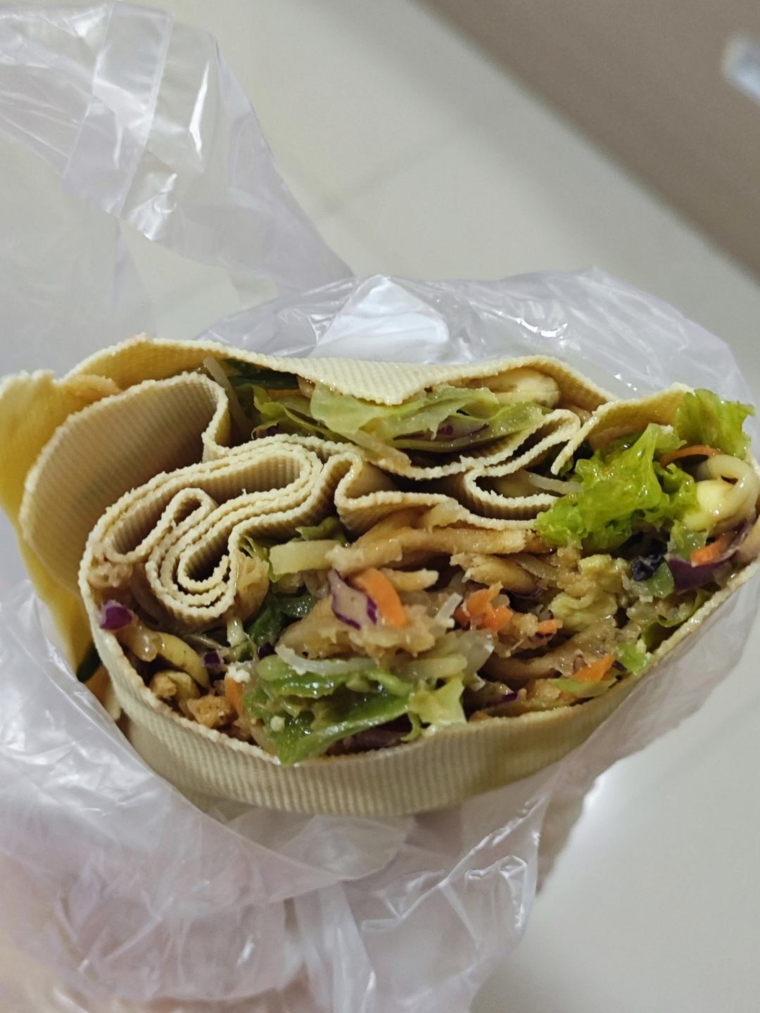 减脂妹子首选，简单易做的蔬菜千张卷